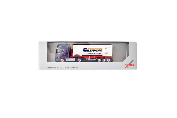 Bild von Herpa DAF XG+ Feldbinder Drucksilosattelzug 30ft. 